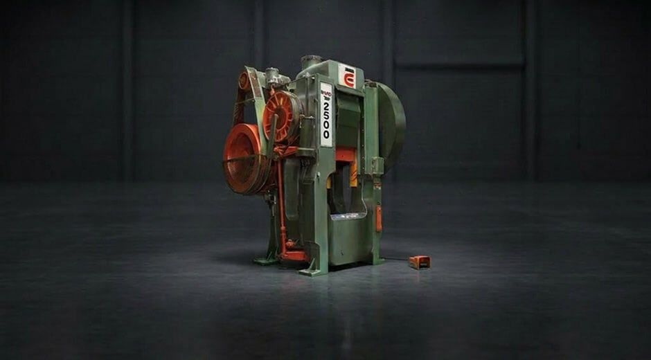 Erie Press Scotch Yoke machine