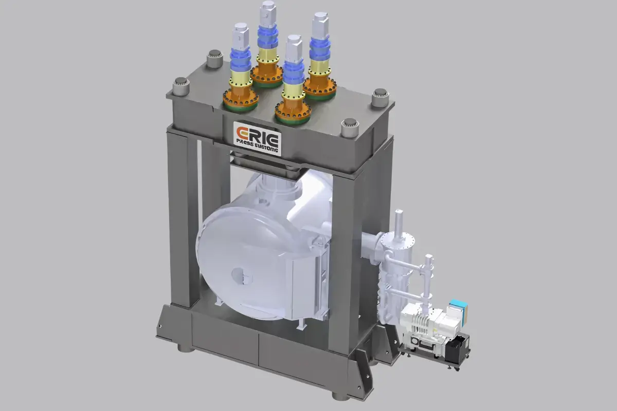 Superplastic forming machine